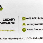 Powiększ zdjęcie Wizytówka - 4 eco