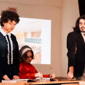 „Tryptyk jubileuszowy” w wykonaniu Teatru Bibliotecznego „Ex Libris” - zdjęcie 8